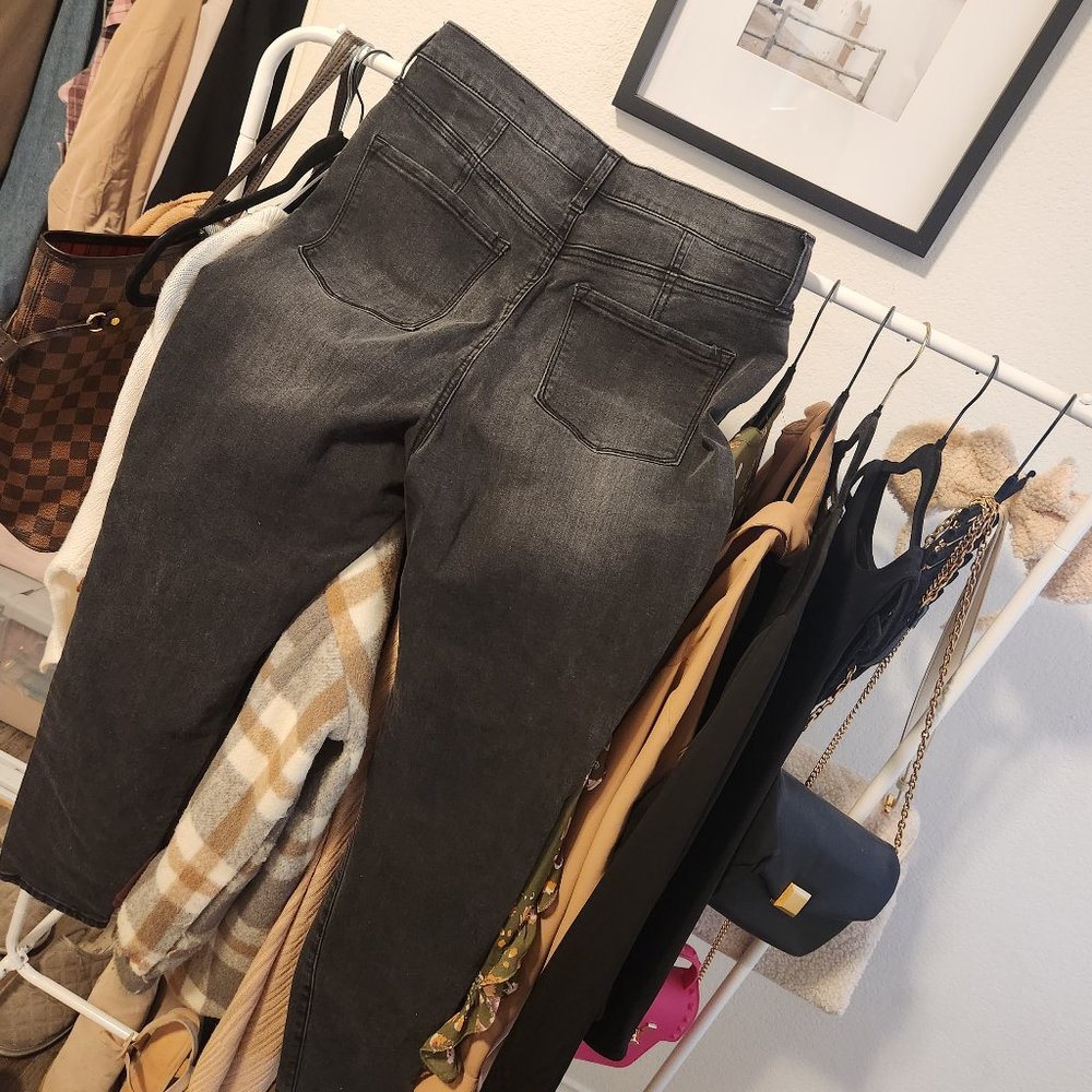 High rise skinny jeans